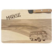 Messerbrett inkl. Messer mit Name und Motiv
