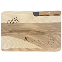 Messerbrett inkl. Messer mit Name und Motiv