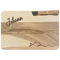 Messerbrett inkl. Messer mit Name und Motiv