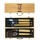 Grillbesteckkoffer "Holz" mit Name und Spruch