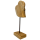 Herz auf Holzsockel Teak Holz