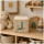 Spardose aus Holz "Würfel" mit Name