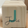 Spardose aus Holz "Würfel" mit Name