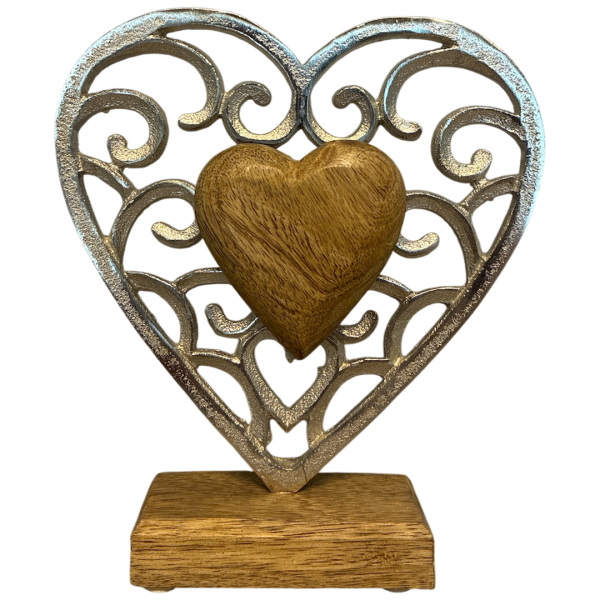 Herz auf Sockel Romantik