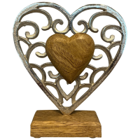 Herz auf Sockel Romantik