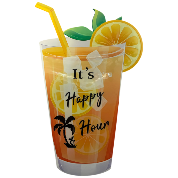 Wanddeko "Happy Hour"