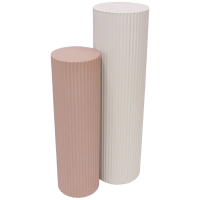 Deko-Säule "Pastell" 2er Set