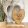 Holzdeko "Herz in Herz" mit Spruch und Namen "Liebe"