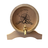 Whiskeyfass mit Spruch "Papa"