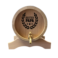 Whiskeyfass mit Spruch "Papa"