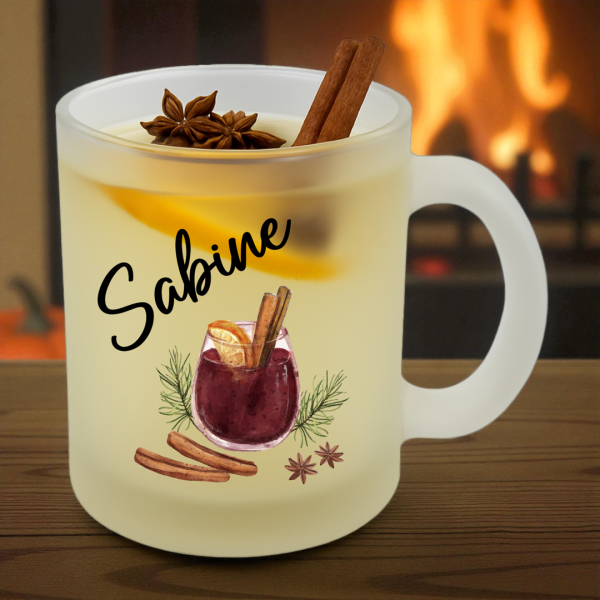 Glühweinbecher mit Name und Motiv